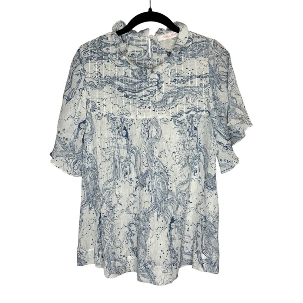See by Chloe Silk Printed Blouse